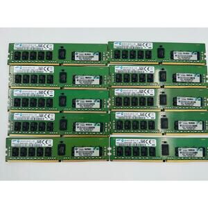 80GB Samsung 10 x 8GB 1Rx4 PC4-2133P-RC1-11-P20 SERVER RAM M393A1G40EB1-CPB3Q